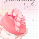 Light pink love valentine banner tình yêu màu hồng nhạt