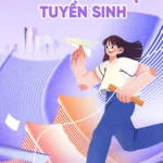 School enrollment banner học đường tuyển sinh