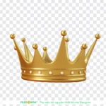 Png Icon 3D Crown Transparent Background vương niệm 3D nền trong suốt