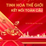 Red banner real estate coin màu đỏ bất động sản đồng tiền