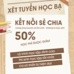Brown recruitment banner tuyển sinh màu nâu