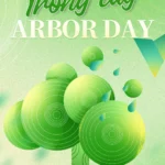 Tree planting day banner ngày hội trồng cây