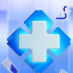Blue medical banner màu xanh dương lĩnh vực y tế