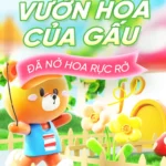 Green flower garden banner vườn hoa màu xanh lá