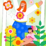 Spring flower vector hoa mùa xuân
