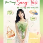 Green fashion banner thời trang màu xanh lá