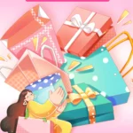 Pink gift offer banner ưu đãi quà tặng màu hồng