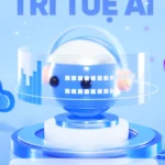 Blue Ai technology banner công nghệ màu xanh dương
