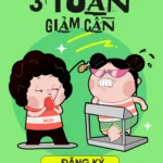Weight loss exercise banner tập thể dục giảm cân green xanh lá