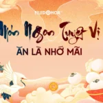 Traditional food banner cloud crane lotus ẩm thực cổ truyền mây hạc hoa sen