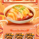 Food and drink banner ẩm thực ăn uống