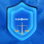 Blue shield background banner nền khiêng bảo vệ màu xanh dương