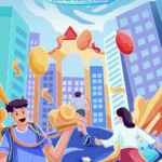 Blue job recruitment banner tuyển dụng việc làm màu xanh dương