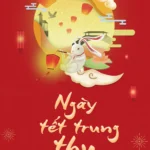 Mid-Autumn Festival red banner màu đỏ trung thu