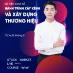 Blue speaker conference banner hội thảo diễn giả màu xanh dương