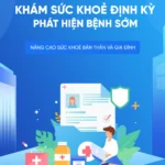 Blue medical health banner sức khoẻ y tế màu xanh dương
