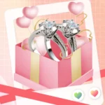 Pink banner valentine gift màu hồng valentine qùa tặng