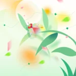 Green spring background mùa xuân màu xanh lá