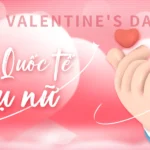 Pink Valentine Love Banner màu hồng tình yêu