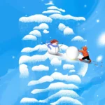 White snow wallpaper blue background Hình nền tuyết trắng 23012026