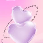 Purple Valentine Background Valentine’s Day màu tím lễ tình yêu