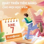 Cartoon school boy student banner học sinh cậu bé hoạt hình học đường