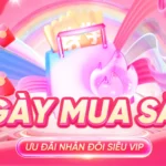 Pink standing banner shopping promotion màu hồng mua sắm ưu đãi