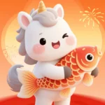Red horse new year background tết con ngựa màu đỏ