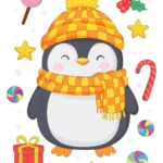 Penguins in winter Chim cánh cụt mùa đông