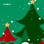 Green Christmas Wallpaper hình nền giáng sinh xanh lá