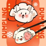 Orange food banner ẩm thực màu cam