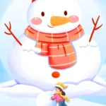 Illustration of a snowman Hình minh hoạ vẽ người tuyết 23012026