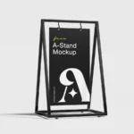 Mockup bảng hiệu standee coffee