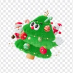 Transparent background Christmas tree Cây thông noel nền trong suốt