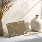 Earthy Elegance Business Card Mockup