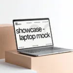 Sleek Laptop Presentation Mockup