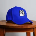 Minimalist Baseball Cap Mockup on Wooden Stool
