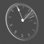 Transparent background clock Đồng hồ nền trong suốt png