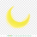 Transparent background yellow moon png mặt trăng vàng nền trong suốt