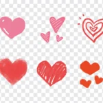 Heart shaped transparent png image trong suốt hình trái tim 28012026 1484