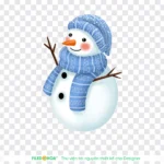 Snowman png transparent background người tuyết nền trong suốt