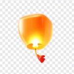 Lamp heart png transparent background lòng đèn nền trong suốt