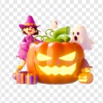 Halloween pumpkin png transparent background bí ngô nền trong suốt