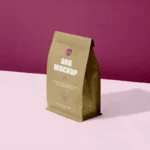 Mockup Free Kraft Coffee Bag Túi giấy coffee cafe cà phê psd