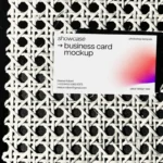 Soft Light Business Card Mockup Free