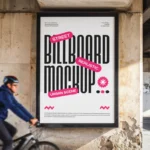 Street Billboard Mockup Free