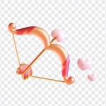 Love bow and arrow png icon transparent background cung tên tình yêu nền trong suốt 28012026