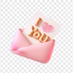 Love email png icon transparent background tình yêu nền trong suốt 28012026