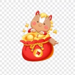 New Year 2026 Horse Icon con ngựa năm mới