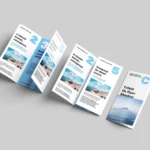 Mockup tờ gấp 3